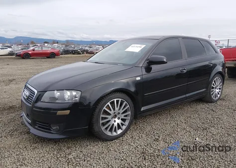 2006 Audi A3 2.0T z USA, uszkodzony, nr VIN WAUMF78P06A095637